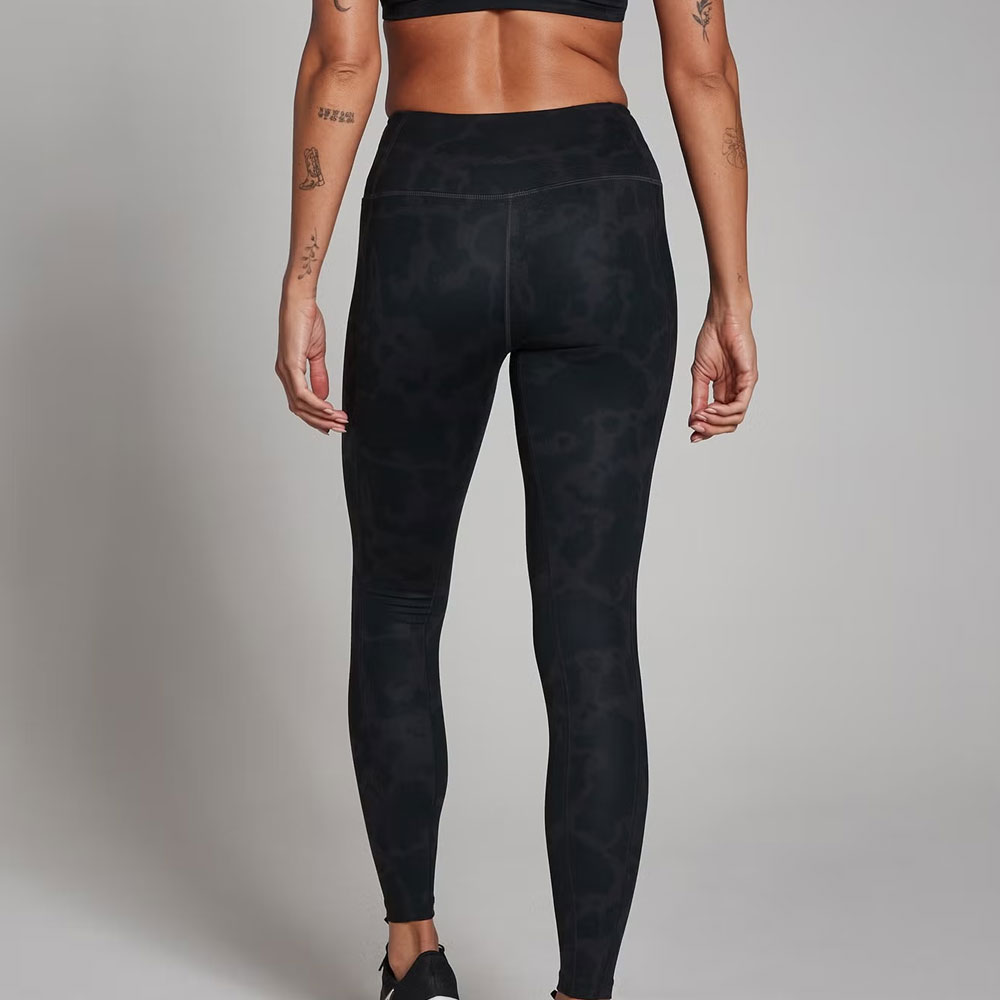 Abstract Leggings - Marine Blue - Image 2
