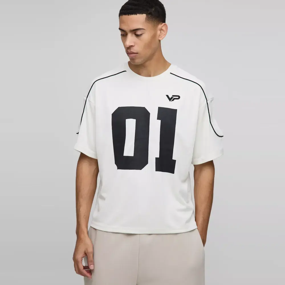 Oversized Faux Layer Spray Wash T-Shirt