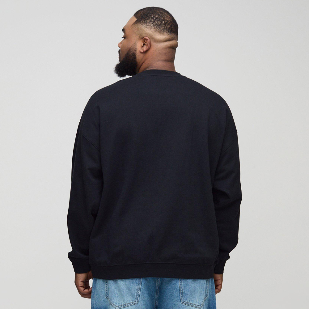 Oversized Boxy Exposed Seam Sweater - Image 2