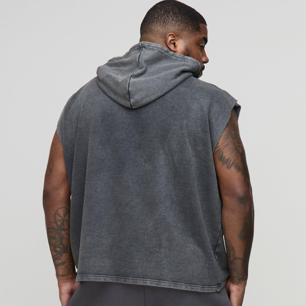 Oversized Boxy Doodle Graphic Puff Print Hoodie - Image 2